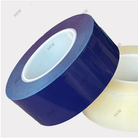Film de protection rigide en PE transparent bleu, résistant aux rayures, antidérapant, auto-adhésif, haute résistance à la traction, pour portes, fenêtres, ascenseurs