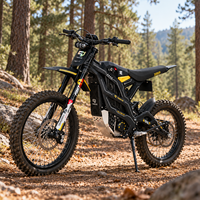 Moto tout-terrain électrique 72V 16KW pour adultes, moto électrique tout-terrain avec batterie 40Ah, vitesse maximale de 95 km/h, longue portée, moto électrique