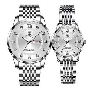 POEDAGAR 836/268 Quartz <b>Watches</b> for <b>Men's</b> and Women's Waterproof Luminous Casual Business Luxury Couple Wristwatch Hommes Montre - Product Image 6