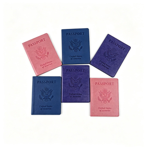 Porta Pasaportes en Oferta, Bloqueador de Señales, Delgado, Multifuncional, Organizador de Documentos para Viajes de Negocios al Extranjero - Product Image 1