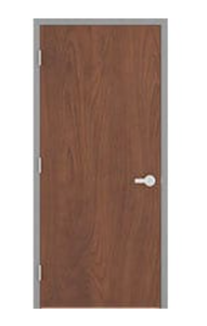 Puerta de Polímero y Madera Opcional con Clasificación de Resistencia al Fuego de 20 Minutos, con Acabado Moderno, Apertura Lateral y Decoración para Uso Comercial Interior - Product Image 3