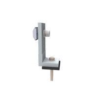 Vente en gros de panneaux solaires pour toit en étain, support de pieds en L, module PV, kit de pieds en L pour composants du système solaire de toit en tuiles métalliques