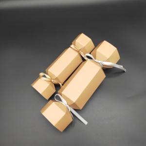 Customized logo printing Christmas box chocolate cracker box bon bon box