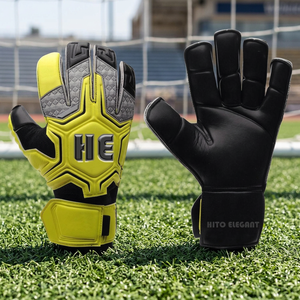 Gants de gardien de but de Football en Latex allemand de haute qualité conception de Logo personnalisable gants en cuir de paume antidérapants pour l'extérieur - Product Image 3