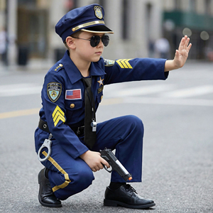 Disfraz <span class=keywords><strong>de</strong></span> Policía para Niños, Disfraz <span class=keywords><strong>de</strong></span> Oficial <span class=keywords><strong>de</strong></span> Policía para Halloween, Juego <span class=keywords><strong>de</strong></span> Roles para Niños y Niñas, Disfraz con Accesorios <span class=keywords><strong>de</strong></span> Policía - Product Image 3