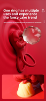Anneau vibrant rose en forme de fleur avec double stimulation et contrôle par application pour adultes, idéal pour les couples