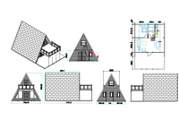 Casa Prefabricada de Madera con Estructura en A y Terrazas, Ideal para Glamping, Resorts y Hoteles Boutique