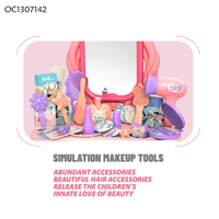 Ensemble de jeu de beauté avec sèche-cheveux, jouets éducatifs de salon pour la maternelle, coiffeuse antique avec miroirs, articles mignons pour filles, vente en gros