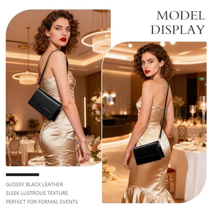 Wholesale for High Quality Solid Color Custom Logo Lady Fashion Classic Envelop Crossbody One Shoulder Underarm Flap PU - Product Image 2