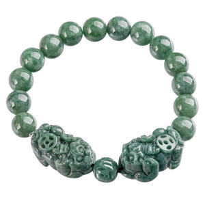 Bracelet en jadéite naturelle authentique Pixiu, bijoux pour femmes, vente en gros de jade, design original SL116 - Product Image 1