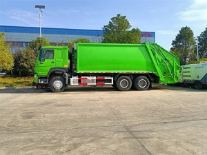 Howo <strong>Garbage</strong> <strong>Truck</strong> 22Cbm Trash Can Rear Loading And Compressing Waste Management <strong>Truck</strong> For Sale - Product Image 4