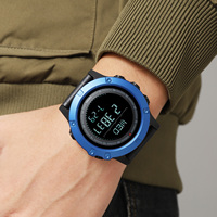 SKMEI 2639 Sportuhr mit Eigenem Logo für Outdoor-Aktivitäten ABS-Gehäuse Digitale LED 50M Wasserdicht TPU-Armband Alarm Stoppuhr OEM ODM Großhandel