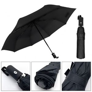 Parapluies promotionnels anti-UV pliables automatiques à 3 sections avec logo – Prix abordable - Product Image 2