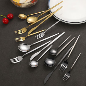 Juego de Cubiertos de Acero Inoxidable de 24 Piezas, Cuchillo, Tenedor, Cuchara, Juego de Cubiertos para Boda - Product Image 4