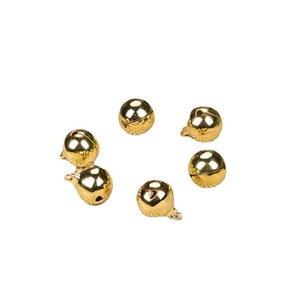 Cloche en cuivre électroplaqué pour animaux de compagnie, or et argent, 6 mm à 20 mm, accessoire artisanal en métal, décoration de Noël, Nouvel An, Halloween - Product Image 5