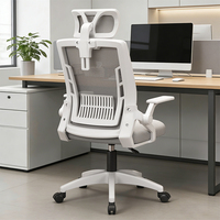Chaise de bureau ergonomique confortable avec accoudoirs, design nouveau, certifiée professionnelle