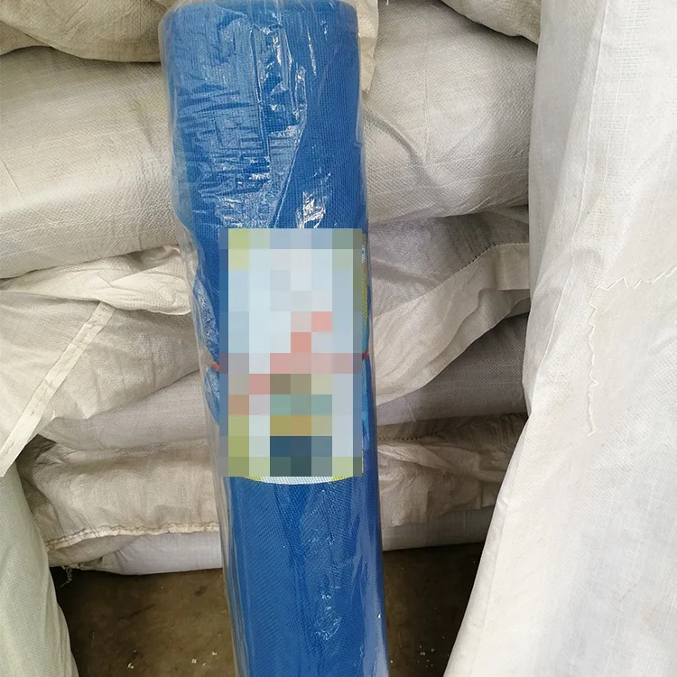 Plastik kumaş 30yard 70g ağırlık ekran balıkçılık net/HDPE mavi plastik örgü rolls/tayland cibinlik pencere