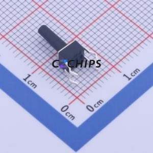 GT-TC075A-H100-L1 Tactile Switch Through hole Component (THT) Switch Single Pole Single Throw Round Button 1.6N Through Hole - Product Image 2