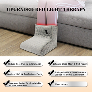 Nâng cấp liệu pháp ánh sáng đỏ thiết bị liệu pháp ánh sáng đỏ chân bọc hỗ trợ mắt cá chân cho <span class=keywords><strong>Achilles</strong></span> viêm gân & plantar Fasciitis - Product Image 2