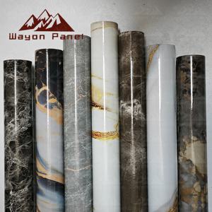 El Papel Tapiz de PVC Impermeable con Patrón de Mármol Más Vendido de Wayon es Adecuado para Decorar la Pared de Fondo de la Sala de Estar. - Product Image 1