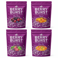 Sachets Doypack refermables de qualité alimentaire pour bonbons gélifiés aux jus de fruits et chewing-gums, vente en gros et au détail