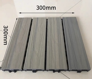 Gỗ gạch vườn sàn DIY decking WPC Peel và Stick sàn gạch ngoài trời - Product Image 3