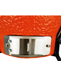 KIMSTONE Barbecue Kamado en céramique au charbon de bois de 13 pouces, couleur personnalisée, design sans fumée et portable