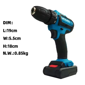 <span class=keywords><strong>Perceuse</strong></span> sans fil portative professionnelle 20V avec moteur à balais, vitesse variable, réversible, lumière LED <span class=keywords><strong>pour</strong></span> la construction, le métal et le bricolage - Product Image 1