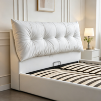 Cadre de lit rembourré avec plateforme de rangement relevable, espace de rangement sous le lit, lit de rangement Queen/King Size pour mobilier de chambre