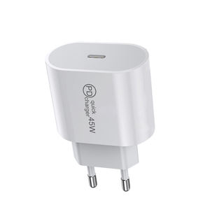 Adaptateur secteur de haute qualité pour ordinateur portable, port Type C, prise EU/<span class=keywords><strong>USA</strong></span>, certification CE FCC ROHS, capacité 45W, chargeur rapide PD - Product Image 3