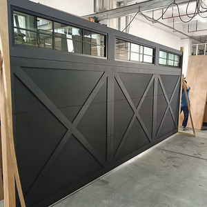 맞춤형 빌라 알루미늄 자동 섹션 전동 차고 문 유리 차고 문 - Product Image 4