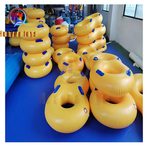 Tamaño personalizado Durable Donut barco inflable agua remolcable tubo agua diversión instalaciones para Jet <span class=keywords><strong>Ski</strong></span> y natación a la venta - Product Image 4