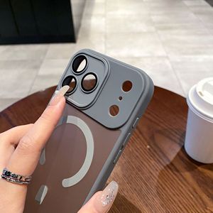 Custodia in acrilico opaco delicata sulla pelle con supporto magnetico per <span class=keywords><strong>iPhone</strong></span> 17 Pro Max e <span class=keywords><strong>iPhone</strong></span> 16 Plus, con pellicola protettiva per obiettivo - Product Image 3