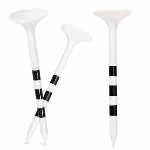 ทีตีกอล์ฟไม้สีขาวลายทางขนาดใหญ่ 83 มม. ทนทาน พร้อมโลโก้แบรนด์ Passen อุปกรณ์เสริมกอล์ฟ - Product Image 3