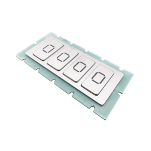 Tùy chỉnh 4 Key 1x4 ma trận chiếu sáng Vandalproof kiosk thép không gỉ số kim loại bàn phím - Product Image 3