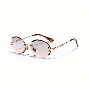 Lunettes de soleil 2019 les plus populaires, lunettes de soleil personnalisées à la mode, lunettes de soleil ovales petites pour femmes - Product Image 5