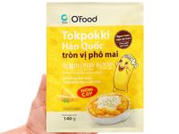 O’FOOD KOREAN INSTANT CHEESE TOKPOKKI NON-SPICY, EASY & DELICIOUS HIGH QUALITY 140G/BAG WHOLESALE 2026 CONTACT US