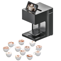 Evebot mesin cetak kopi Latt tinta dapat dimakan Diy tinta dapat dimakan 3d pencetak kue makanan Hotel pena cetak untuk roti minuman