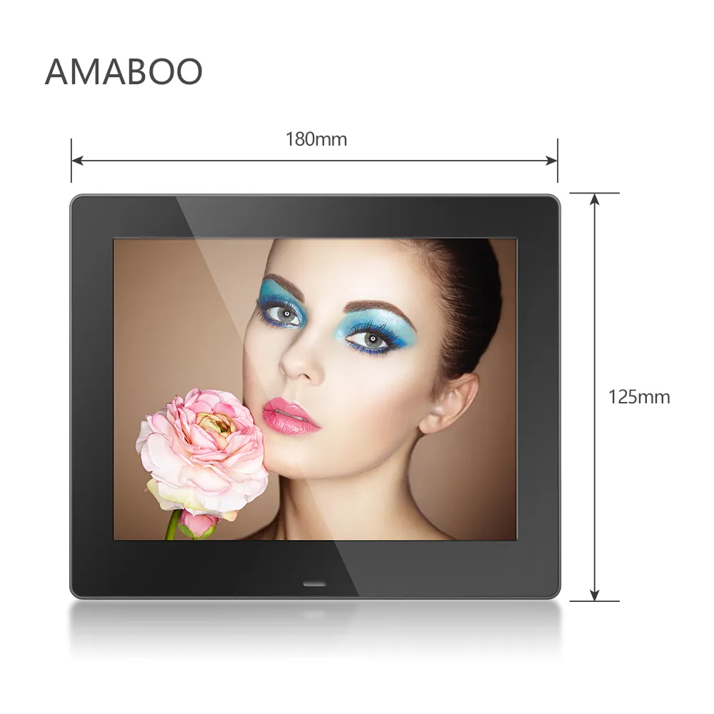 AMABOO New Design 8 inch Black Friday Wifi Picture Video Hd 1080p Digital Photo Frame