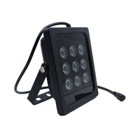 Accessoires de vidéosurveillance Illuminateur IR 9PCS LED IR Lumière infrarouge de vidéosurveillance extérieure