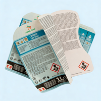 Étiquettes personnalisées multicouches TEDDY, autocollantes, pour usage commercial, industriel, nettoyage automobile, étiquettes autocollantes à double couche