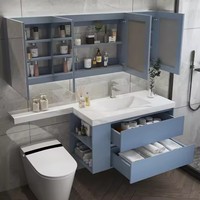 Nouvelle table de toilette en PVC avec panneau en marbre haut de gamme à prix réduit pour hôtel, appartement, villa