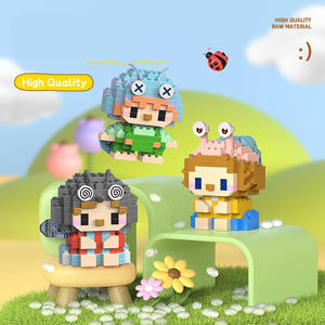 W1509 Insecte Elfe Papillon Abeille Libellule <span class=keywords><strong>Rhinocéros</strong></span> Beetle Coccinelle Araignée Fourmi Creative MOC DIY Micro-particule Building Block Toy - Product Image 4