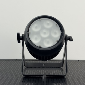 ไฟพาร์ LED สำหรับงานอีเว้นท์กลางแจ้ง IP65 ใช้พลังงานแบตเตอรี่ RGBWA+UV ตัวเรือนอลูมิเนียมอัลลอยด์ 6in1 ขนาดเล็ก ควบคุมด้วย DMX กันน้ำ ให้แสงแบบลำแสงและสปอตไลท์ - Product Image 2