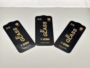 Huituo OG Glass ESD หน้า<span class=keywords><strong>จอ</strong></span>ป้องกันไฟฟ้าสถิตย์<span class=keywords><strong>สุด</strong></span>ๆสำหรับ <span class=keywords><strong>iPhone</strong></span> 15ป้องกันโทรศัพท์นิรภัย15 PRO MAX 14 13 12 11Pro - Product Image 5