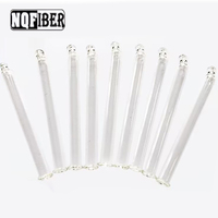 NQFIBER Vente en gros Tubes goutteurs sphériques Tube de verre de laboratoire Pipette Pasteur numérique en verre avec tête d'ampoule en caoutchouc