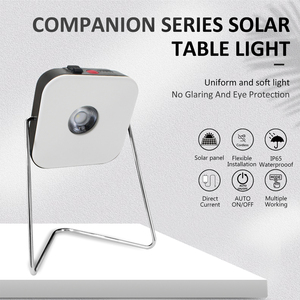 Linterna <span class=keywords><strong>LED</strong></span> <span class=keywords><strong>Solar</strong></span> Recargable con Batería de Litio IP65, Lámpara de Trabajo Portátil, Certificación CE/FCC, Regulable, Alto CRI 80 - Product Image 1