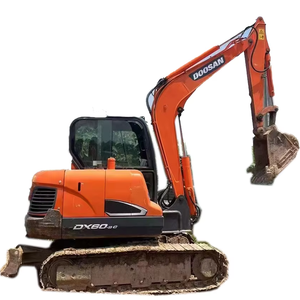 Excavatrice sur chenilles MINI d'occasion Doosan DX60-9c à haute efficacité, 6 tonnes, marque coréenne d'occasion, excavatrice Doosan, emballage EPR Allemagne - Product Image 1
