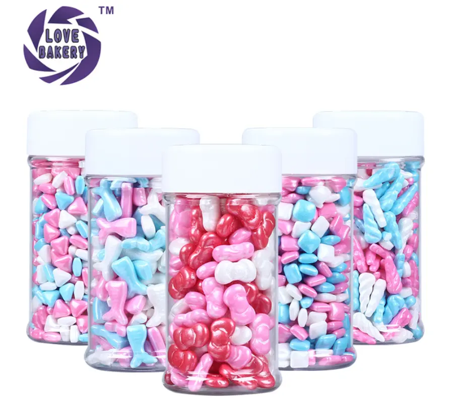 Tablet sugar 130g pack sugar beads shaped tablet shaped sugar cake baking materials sprinkle for cakes