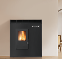 Poêle à granulés moderne autonome populaire, volume de chauffage 40-80 m², avec télécommande, pour appartement et usage domestique